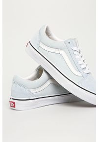 Vans - Tenisówki Old Skool. Nosek buta: okrągły. Zapięcie: sznurówki. Kolor: niebieski. Materiał: materiał, syntetyk, skóra, guma, zamsz. Szerokość cholewki: normalna. Obcas: na obcasie. Wysokość obcasa: średni, niski #4