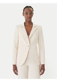 Rinascimento Marynarka CFC0128640003 Beżowy Regular Fit. Kolor: beżowy. Materiał: syntetyk #1