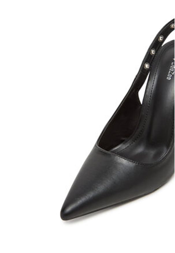 DeeZee Sandały AL96229-1 Czarny. Kolor: czarny. Materiał: skóra