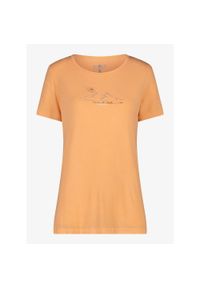 Koszulka z nadrukiem damska CMP Soraka T-Shirt. Kolor: pomarańczowy. Wzór: nadruk