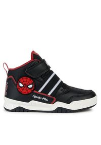 Geox Sneakersy SPIDER-MAN J Perth Boy J367RD 05411 C0048 S Czarny. Kolor: czarny