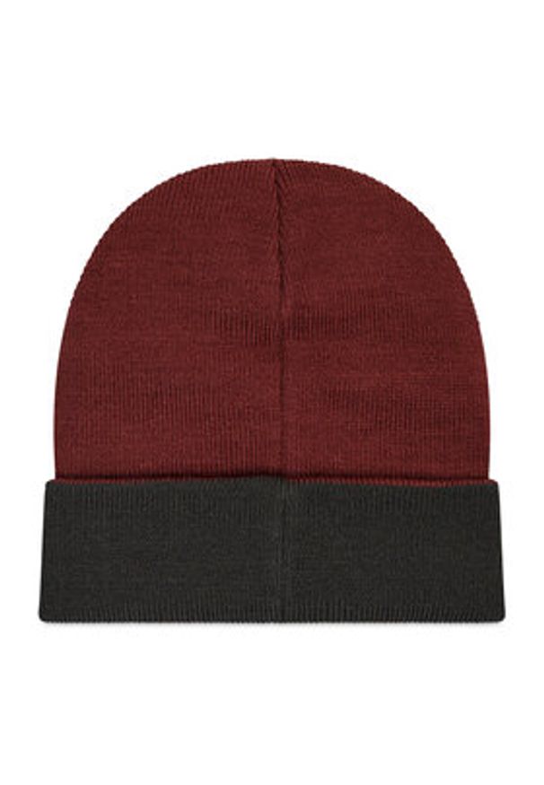 Jack Wolfskin Czapka Rib Hat 1903891-2185 Bordowy. Kolor: czerwony. Materiał: materiał