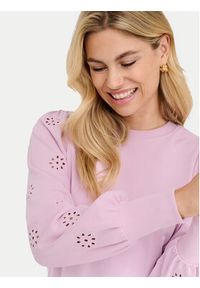 only - ONLY Bluza Femme 15315687 Różowy Regular Fit. Kolor: różowy. Materiał: bawełna #4