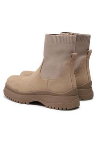 Jenny Fairy Botki WS3180-1 Beżowy. Kolor: beżowy. Materiał: skóra #5