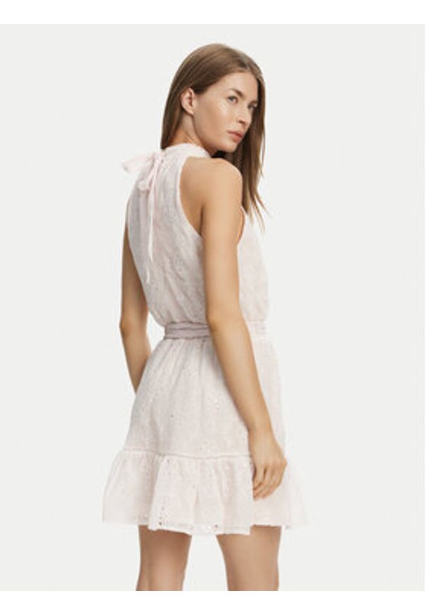 Guess Sukienka letnia W5GK15 W0WA2 Różowy Regular Fit. Kolor: różowy. Materiał: syntetyk. Sezon: lato