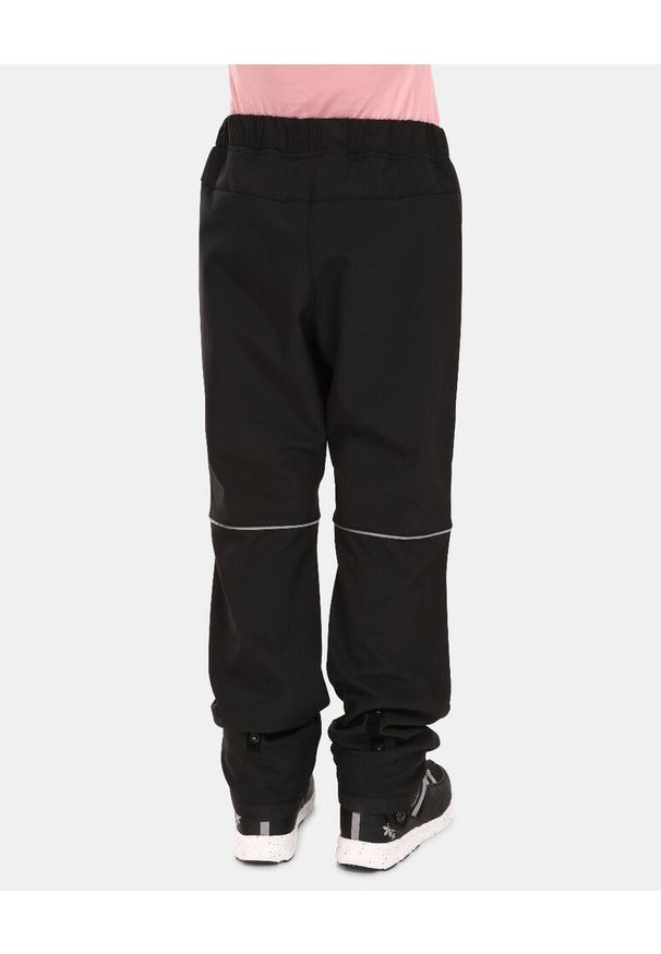 Dziecięce spodnie softshell Kilpi RIZO-J. Kolor: czarny. Materiał: softshell. Sezon: lato. Sport: turystyka piesza