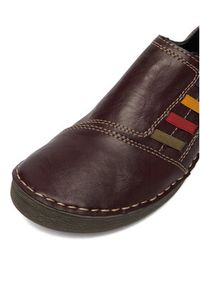 Rieker Półbuty CEO-52560-30 Bordowy. Kolor: czerwony. Materiał: skóra #8