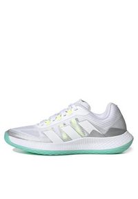 Adidas - adidas Buty halowe Forcebounce Volleyball Shoes HP3363 Biały. Kolor: biały. Sport: siatkówka