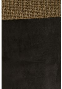 Haily's - Spodnie. Stan: podwyższony. Kolor: czarny. Materiał: tkanina, poliester, elastan. Wzór: gładki #2