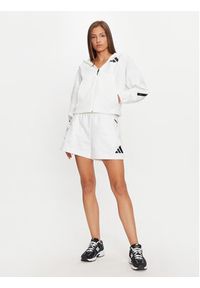 Adidas - adidas Szorty sportowe Z.N.E. JJ4678 Biały Loose Fit. Kolor: biały. Materiał: bawełna #3