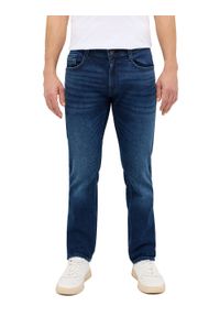 Męskie Spodnie Jeansowe Mustang Style Oregon Slim Denim Blue 1015502 5000 983