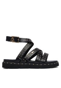 Patrizia Pepe Sandały PPJ397.31 Czarny. Kolor: czarny. Materiał: skóra #1