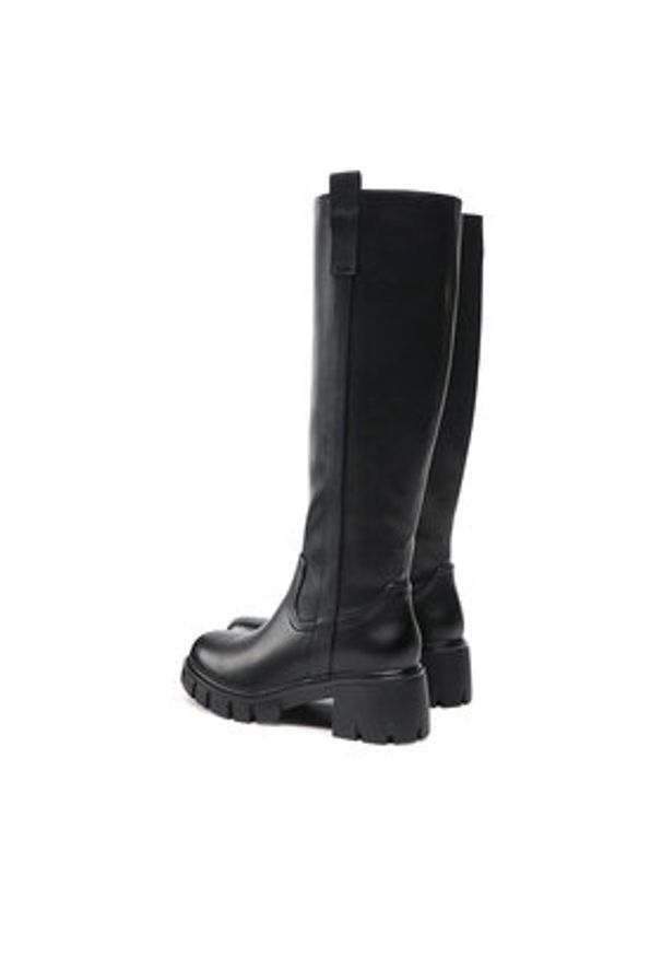 DeeZee Kozaki H1003-01 Czarny. Kolor: czarny. Materiał: skóra