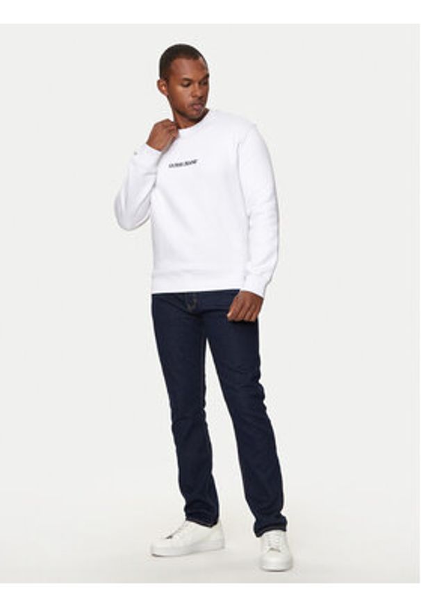 Guess Jeans Bluza M4YQ19 K9V31 Biały Regular Fit. Kolor: biały. Materiał: bawełna