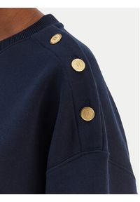 TOMMY HILFIGER - Tommy Hilfiger Bluza Script WW0WW48783 Granatowy Relaxed Fit. Kolor: niebieski. Materiał: bawełna #3