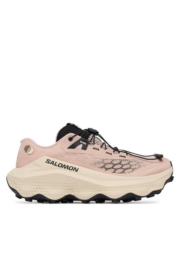 salomon - Salomon Buty do biegania Ultra Glide 4 L49149200 Beżowy. Kolor: beżowy. Materiał: materiał