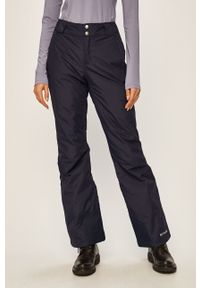 columbia - Columbia - Spodnie 1623351. Kolor: niebieski. Materiał: tkanina, nylon, materiał, poliester. Wzór: gładki. Sport: snowboard #1