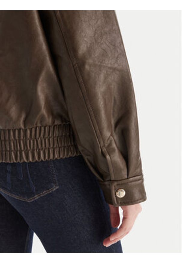 MICHAEL Michael Kors Kurtka z imitacji skóry 77A1487M52 Brązowy Relaxed Fit. Kolor: brązowy. Materiał: skóra