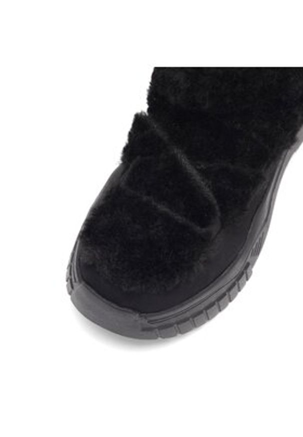 DeeZee Śniegowce NELA WS6009-01 Czarny. Kolor: czarny. Materiał: materiał