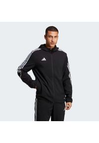 Adidas - Kurtka piłkarska męska adidas Tiro 23 League Windbreaker. Kolor: czarny. Sport: piłka nożna