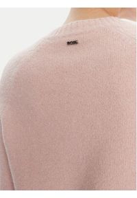 BOSS Sweter Febisan 50478315 Różowy Regular Fit. Kolor: różowy. Materiał: wełna #3