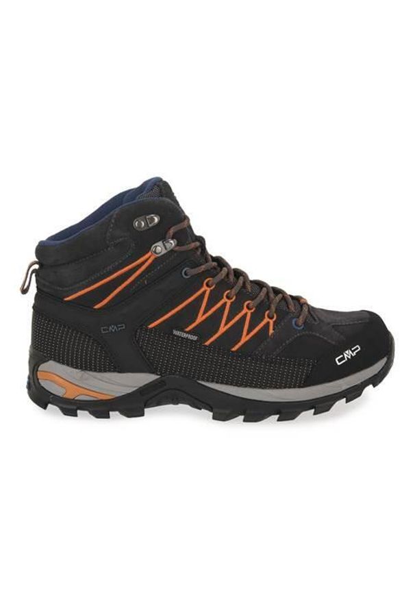 Buty trekkingowe męskie CMP Rigel Mid. Wysokość cholewki: za kostkę. Kolor: szary. Materiał: materiał, syntetyk. Szerokość cholewki: normalna. Sport: turystyka piesza