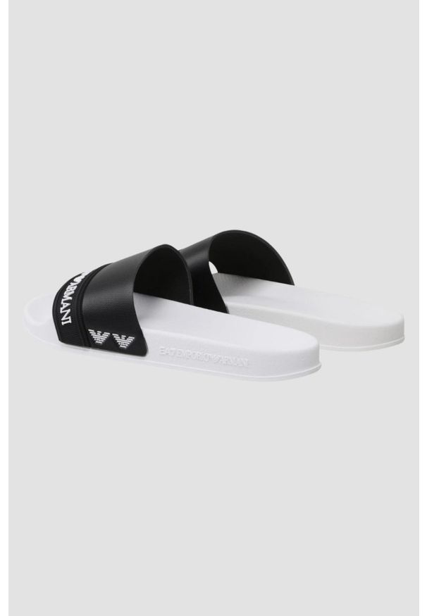 EA7 Emporio Armani - EA7 EMPORIO ARMANI Czarne klapki, Rozmiar 41. Kolor: biały