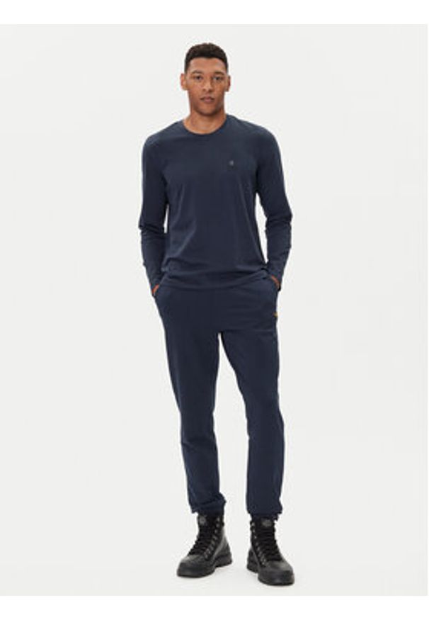 Aeronautica Militare Longsleeve 252TS2468UJ00703 Granatowy Regular Fit. Kolor: niebieski. Materiał: bawełna. Długość rękawa: długi rękaw