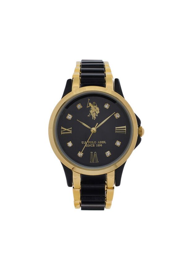U.S. Polo Assn. Zegarek Selena USP8383BK Czarny. Kolor: czarny