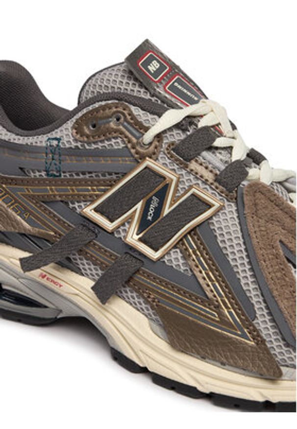 New Balance Sneakersy U19066U8 Brązowy. Kolor: brązowy. Materiał: skóra, zamsz