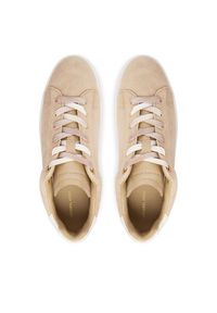 MICHAEL Michael Kors Sneakersy Dootie 43T6DTFS1S Beżowy. Kolor: beżowy. Materiał: zamsz, skóra #6
