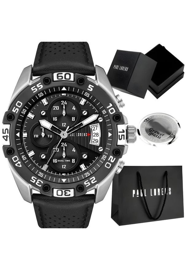 Zegarek męski Paul Lorens QERCO-PROF z grawerem