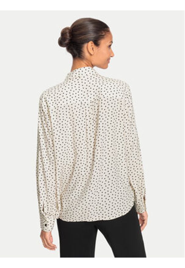 Olsen Koszula 12001951 Beżowy Regular Fit. Kolor: beżowy. Materiał: wiskoza