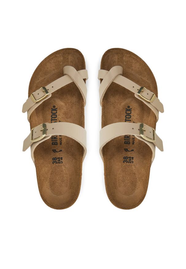 Japonki Birkenstock. Kolor: beżowy