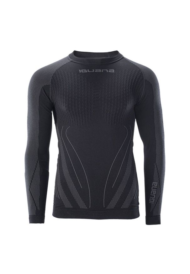 Iguana - Koszulka termoaktywna Iguna Gambit Top, męska, Rozmiar L. Materiał: elastan, poliamid, syntetyk, materiał, skóra