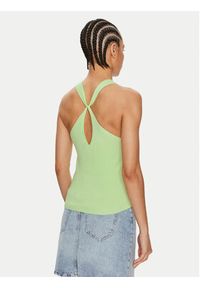JDY Top Sabrina 15258897 Zielony Slim Fit. Kolor: zielony. Materiał: wiskoza #5