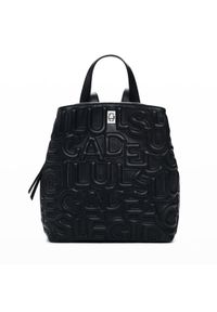 Desigual Plecak Maki 25SAKP47 Czarny. Kolor: czarny. Materiał: skóra