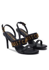 Just Cavalli Sandały 77RA3S69 Czarny. Kolor: czarny. Materiał: skóra #4