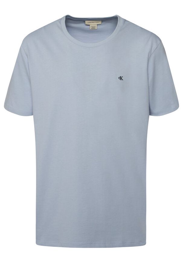 Calvin Klein Jeans T-Shirt Classic Monogram LV04RD254G Fioletowy Regular Fit. Kolor: fioletowy. Materiał: bawełna