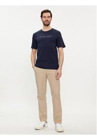 Jack & Jones - Jack&Jones T-Shirt Setra 12247985 Granatowy Standard Fit. Kolor: niebieski. Materiał: bawełna #5