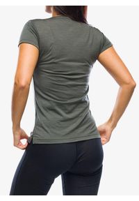 SENSOR - Koszulka merino damska Sensor Merino Air PT Fox Tee SS. Kolor: zielony