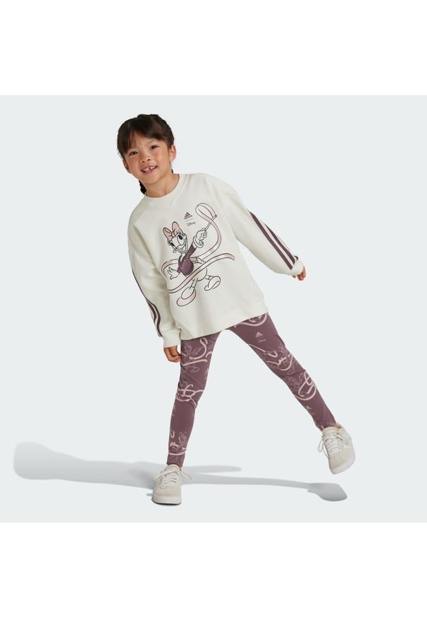 Adidas - Zestaw Disney Minnie and Daisy. Kolor: wielokolorowy, różowy, biały, czerwony, fioletowy. Materiał: materiał. Wzór: motyw z bajki