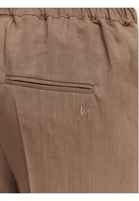 Marella Spodnie materiałowe Alloro 2613131115 Brązowy Regular Fit. Kolor: brązowy. Materiał: wiskoza #5