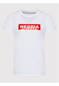 NEBBIA T-Shirt 592 Biały Regular Fit. Kolor: biały. Materiał: bawełna #4