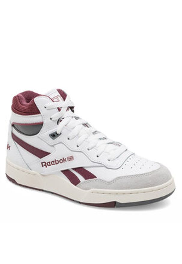 Reebok Sneakersy BB 4000 II Mid 100033844 W Biały. Kolor: biały. Materiał: skóra, syntetyk