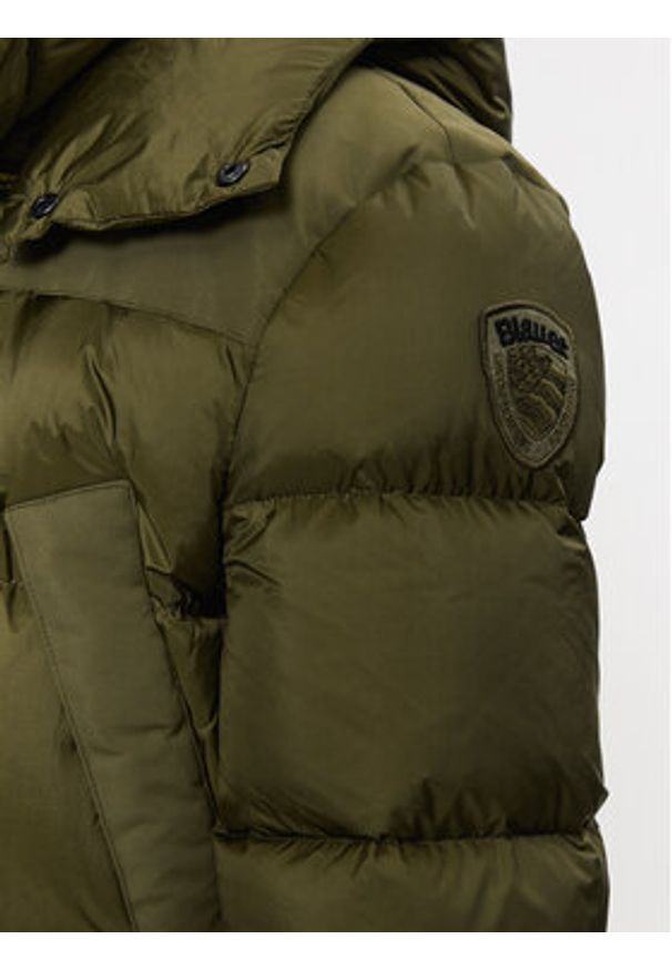Blauer Kurtka puchowa 23WBLUK03009 Zielony Regular Fit. Kolor: zielony. Materiał: syntetyk, puch