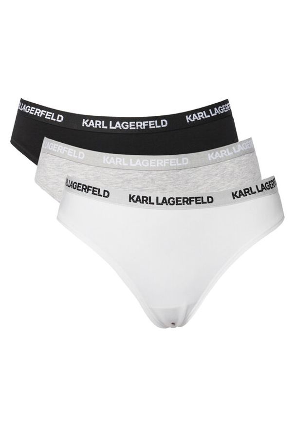 Karl Lagerfeld - KARL LAGERFELD Komplet stringów B1W47031 Kolorowy. Materiał: bawełna. Wzór: kolorowy