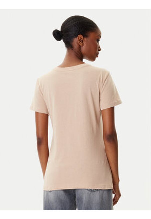 Armani Exchange T-Shirt XW001366 AF10356 U1051 Beżowy Regular Fit. Kolor: beżowy. Materiał: bawełna