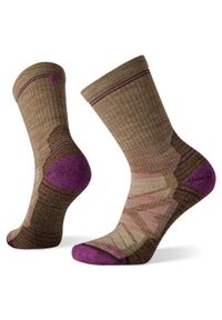 Skarpety Trekkingowe Damskie Smartwool Hike Light Cushion Crew Socks. Kolor: brązowy, wielokolorowy, beżowy. Materiał: wełna. Sport: turystyka piesza