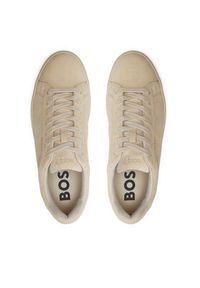 BOSS - Boss Sneakersy Rhys Tenn Sdst 50517299 Beżowy. Kolor: beżowy